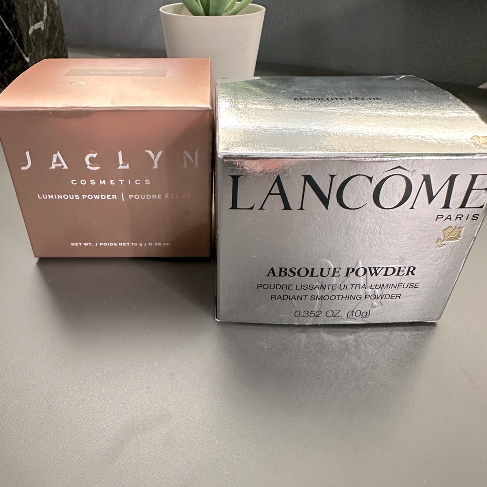 BRAND NEW- NEVER OPENED- Lancôme Absolue Powder AND Jaclyn Cosmetics Powder!!